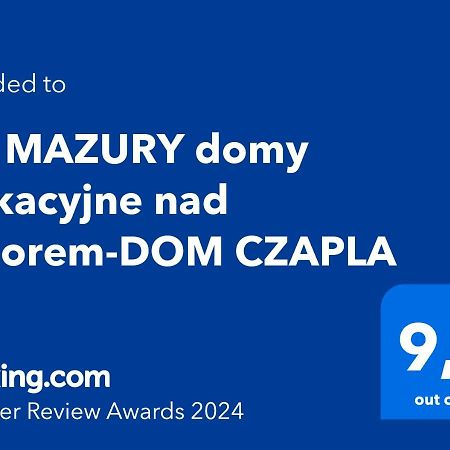 Jw Mazury Domy Wakacyjne Nad Jeziorem-Dom Czapla Waplewo  Ngoại thất bức ảnh